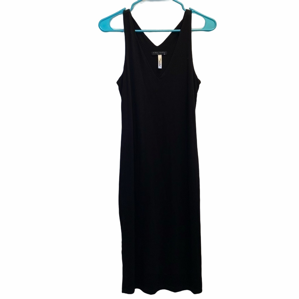NanaMacs Black Double Lined Dress Size Medium